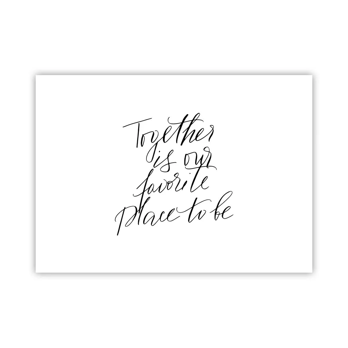 Affisch - Känner du också det? - 70x50 cm