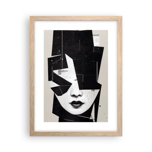 Affisch i ram av ljusek - Djupt dold - 30x40 cm