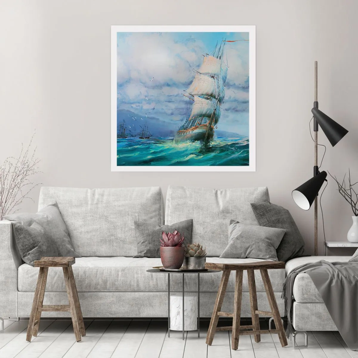 Affisch - Goda vindar - 60x60 cm