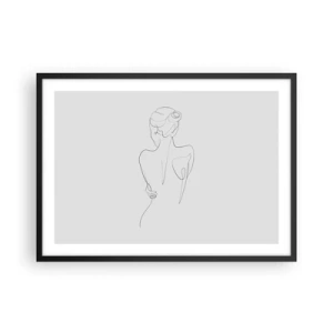 Affisch i svart ram - Kroppens musik - 70x50 cm