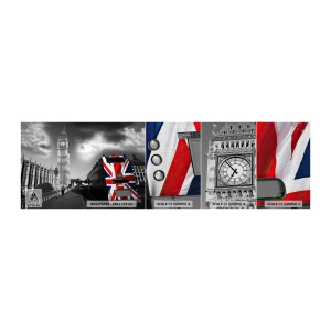 Provbit av fototapet Premium Canvas - Stolt och stor - Stad, London, London buss - 100x30 cm