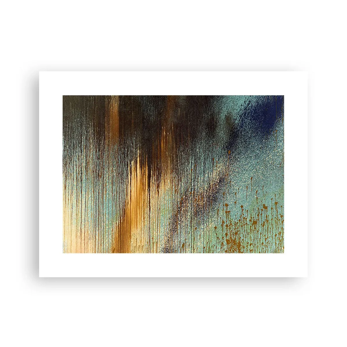 Affisch - En oavsiktlig färgglad komposition - 40x30 cm