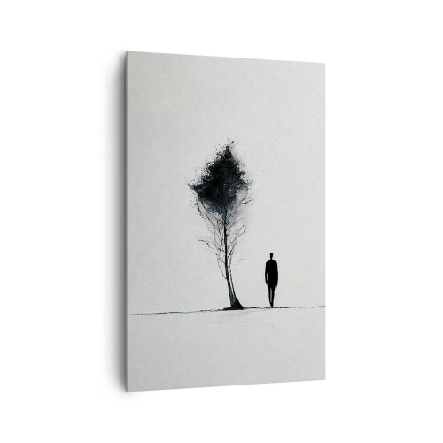 Canvastavla - Bild på duk - Vi vandrar alla - 80x120 cm