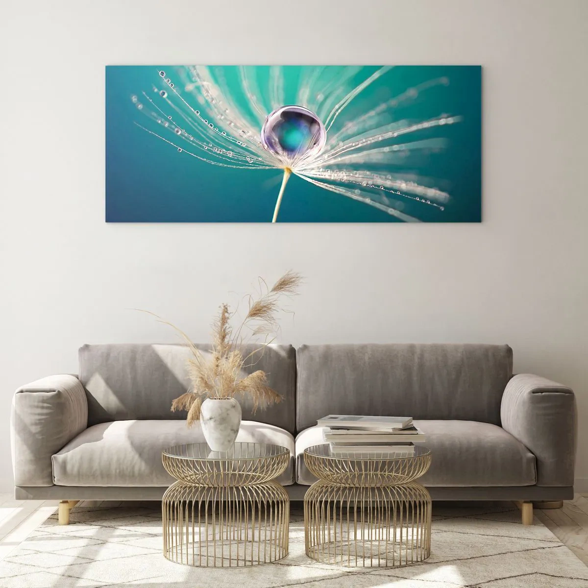 Glastavla - Bild på glas - Mystisk stund - 100x40 cm