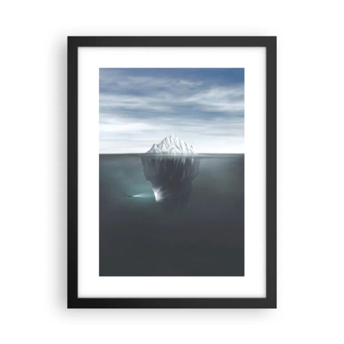Affisch i svart ram - Undervattensmysterium - 30x40 cm