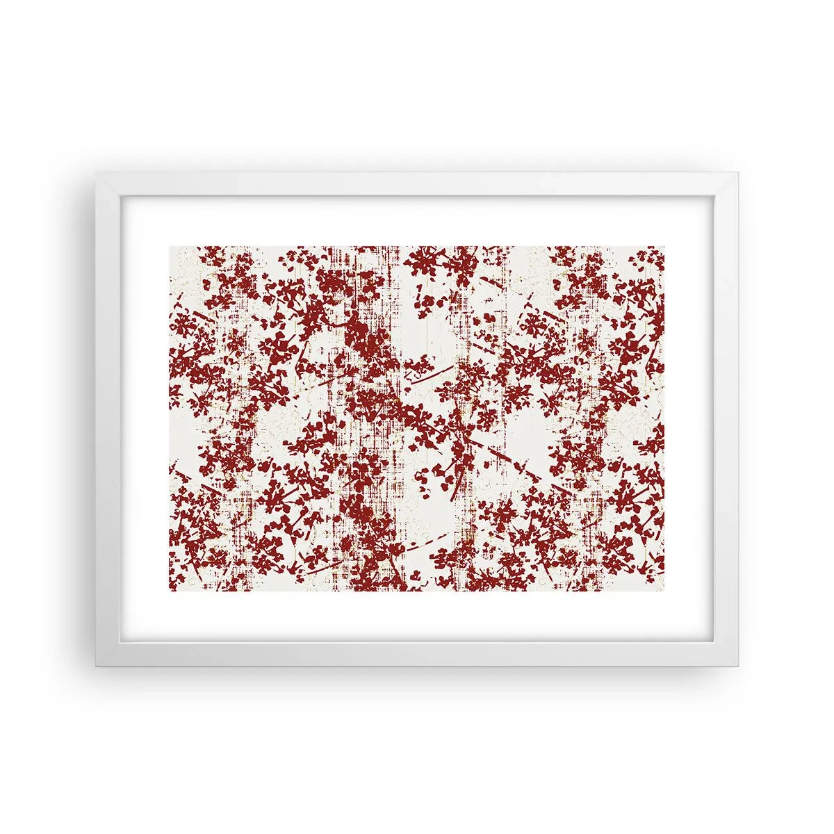 Affisch i vit ram - Som en gammal percale - 40x30 cm