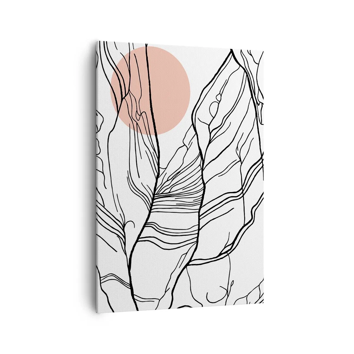 Canvastavla - Bild på duk - I grenarnas nät - 70x100 cm