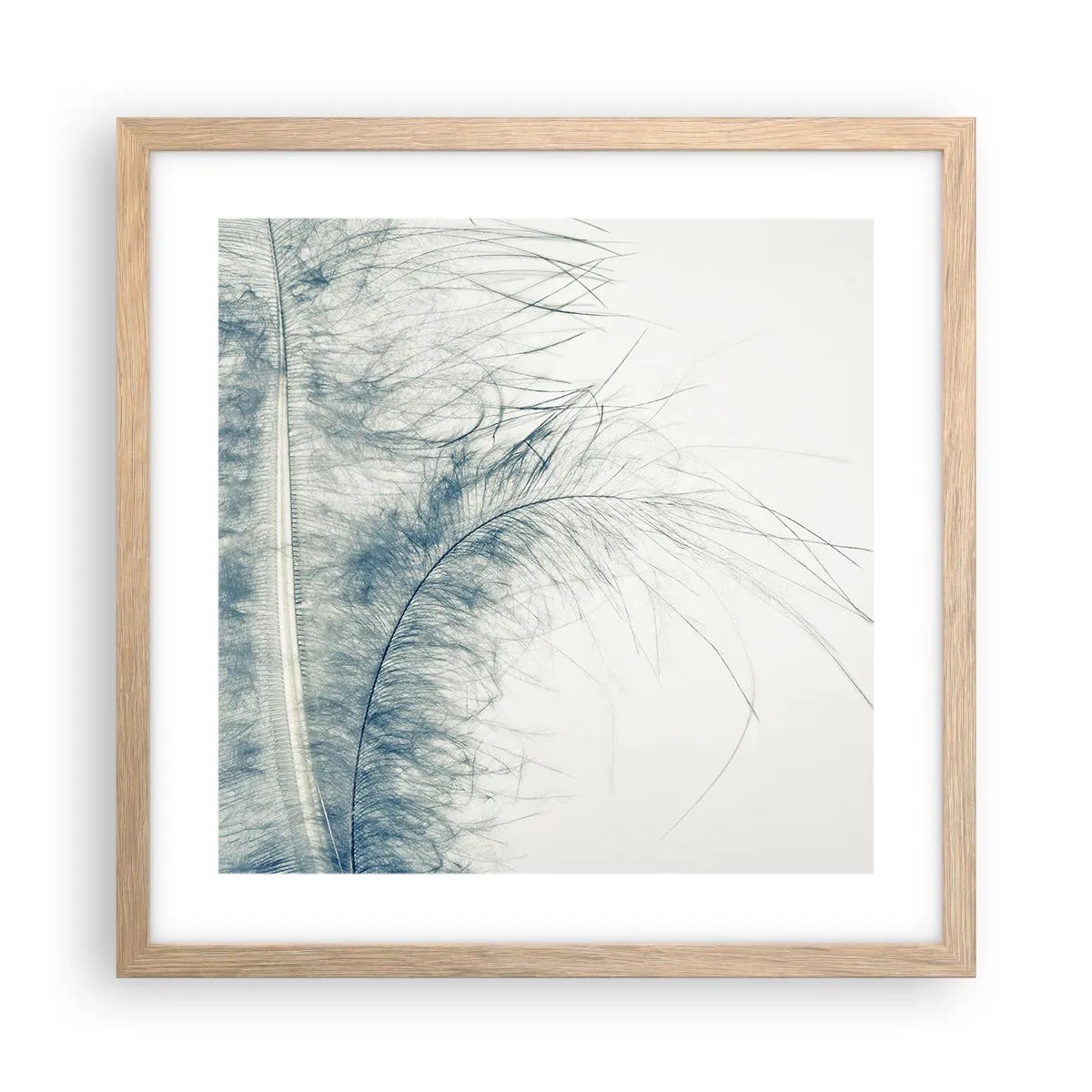 Affisch i ram av ljusek - Naturens viskningar - 40x40 cm