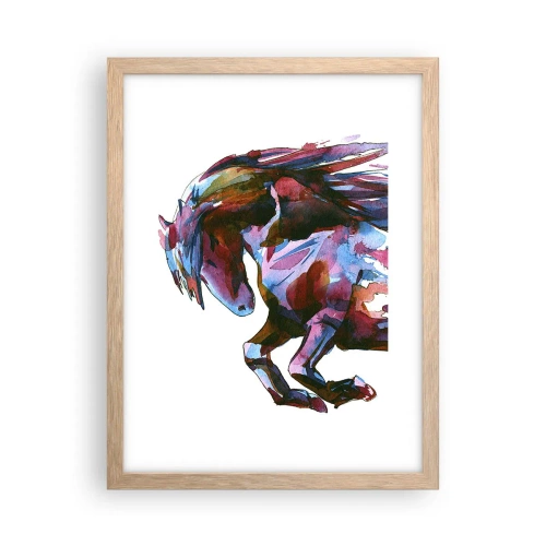 Affisch i ram av ljusek - I extas - 30x40 cm