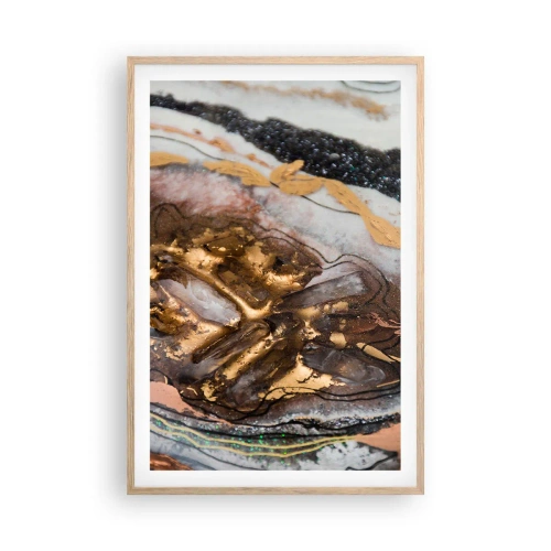 Affisch i ram av ljusek - Jordens element - 61x91 cm