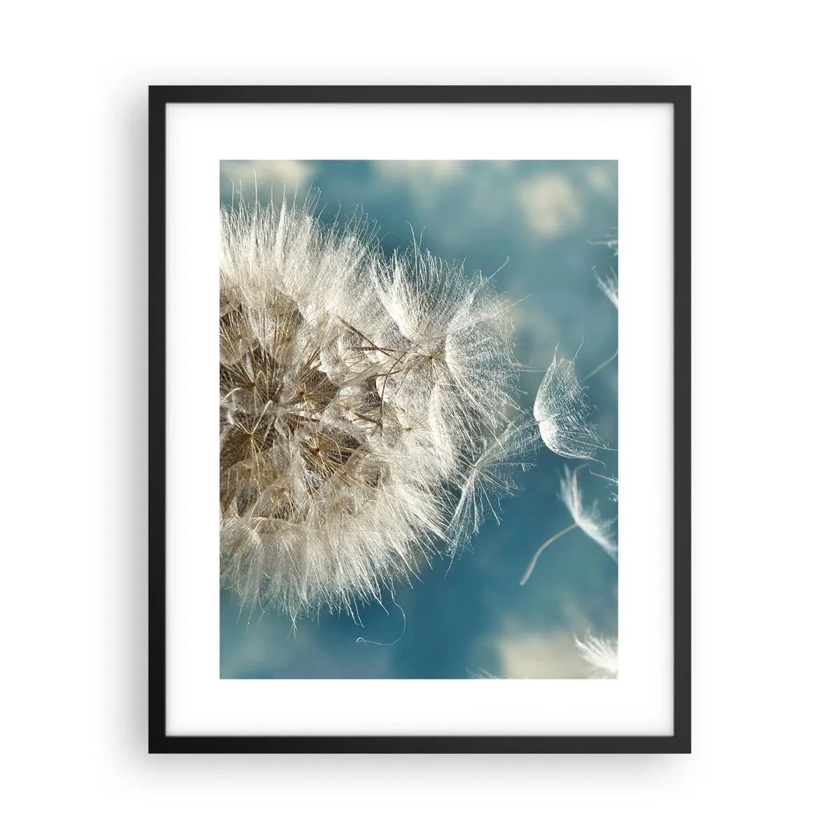 Affisch i svart ram - Ängelns andetag - 40x50 cm