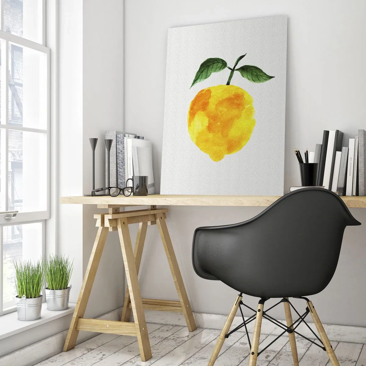 Glastavla - Bild på glas - Hur man känner smaken av solen - 50x70 cm