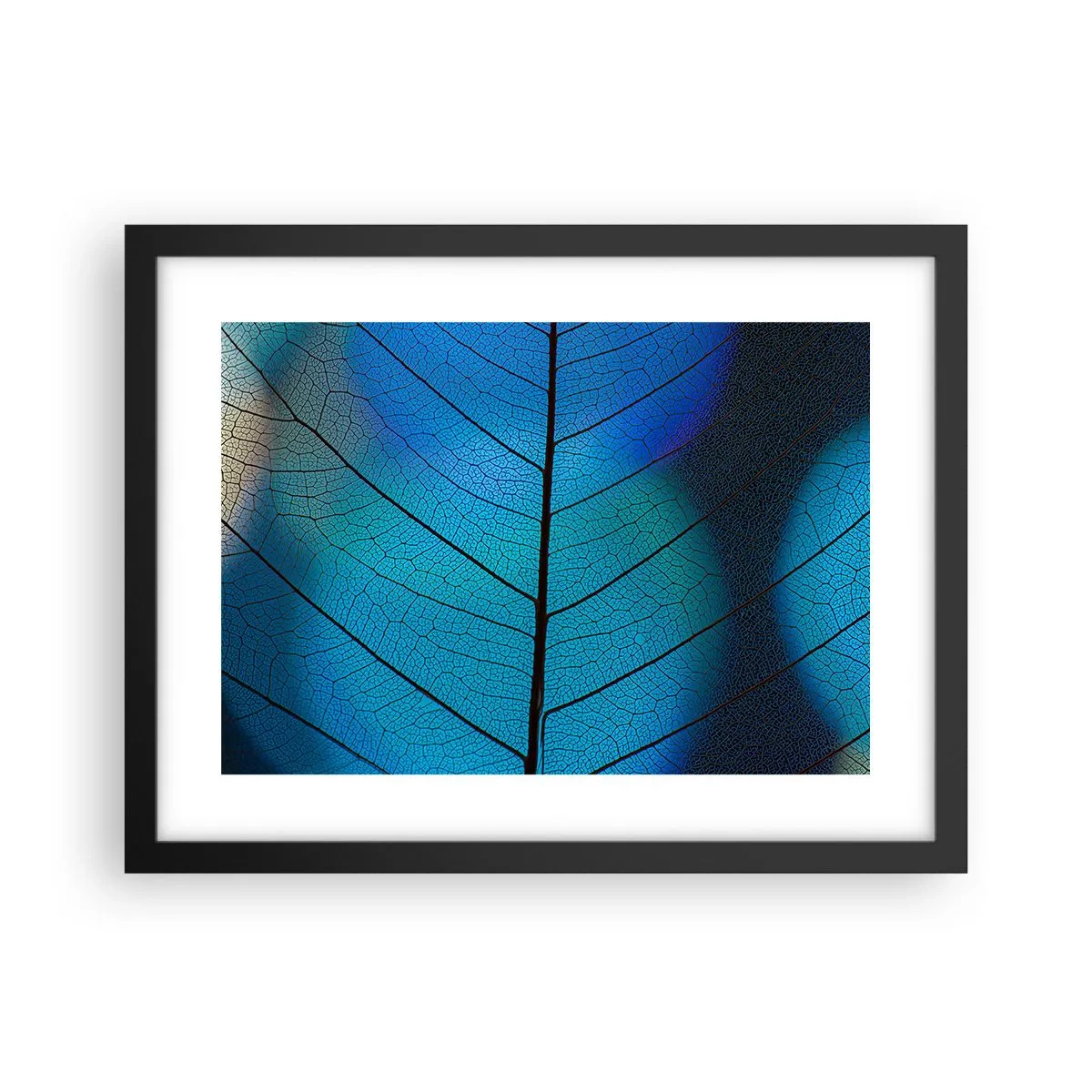 Affisch i svart ram - Invecklad konstruktion - 40x30 cm