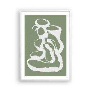 Affisch i vit ram - Rymdens kallelse - 50x70 cm