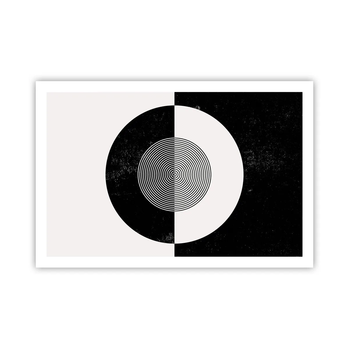 Affisch - Harmoni i svart och vitt - 91x61 cm