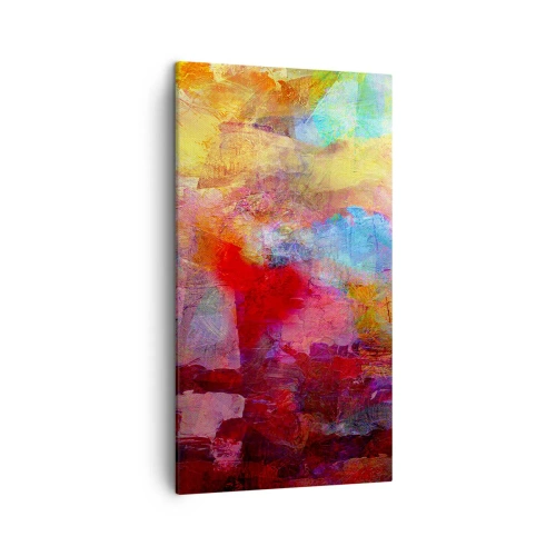 Canvastavla - Bild på duk - Titta in i regnbågen - 45x80 cm