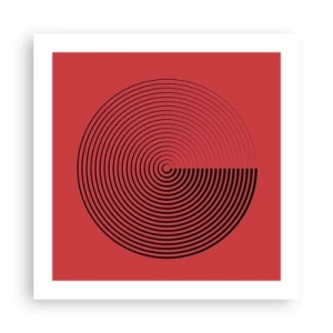 Affisch - Cirkulär rörelse - 50x50 cm