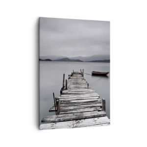 Canvastavla - Bild på duk - Imorgon kan du ge dig iväg - 50x70 cm