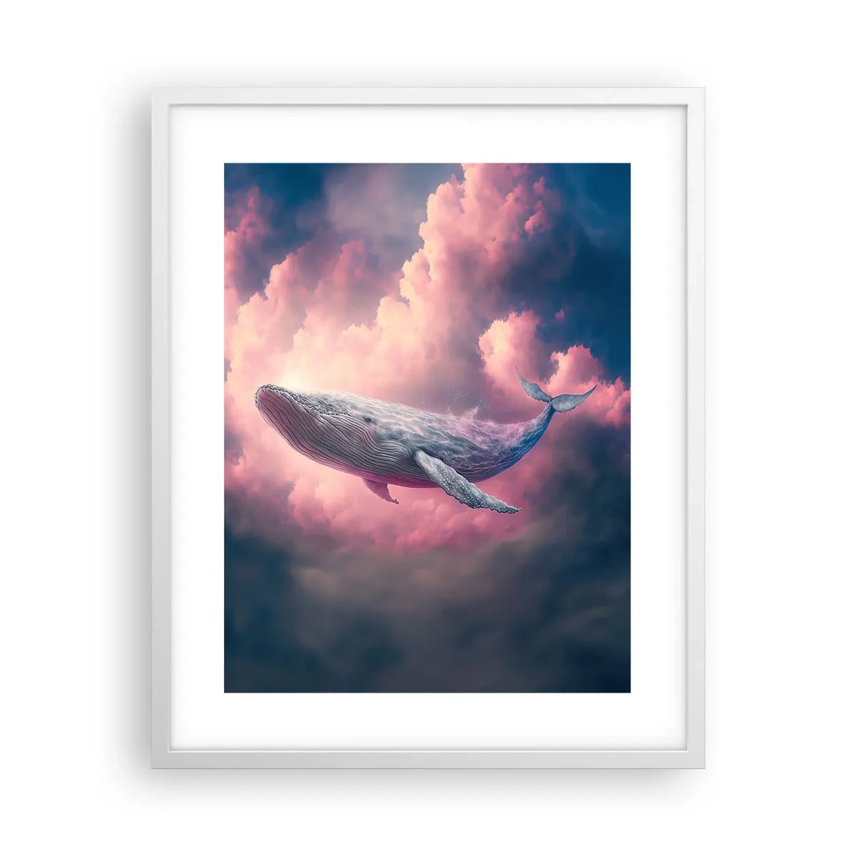 Affisch i vit ram - Torka dina ögon - 40x50 cm