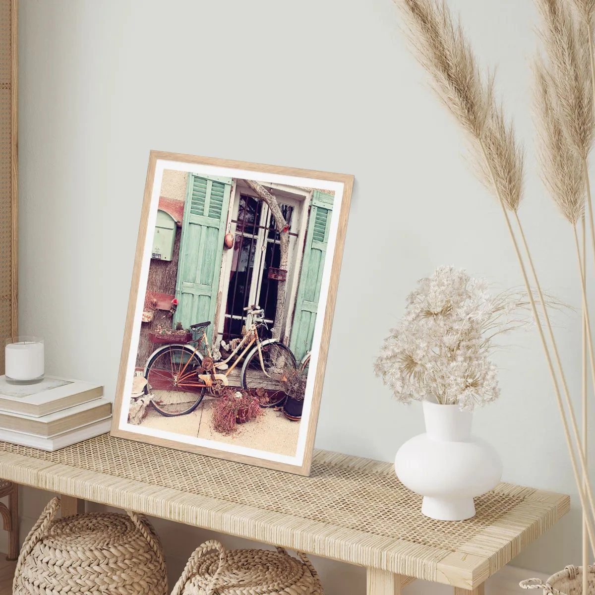 Affisch i ram av ljusek - Länge leve provinsen - 50x70 cm