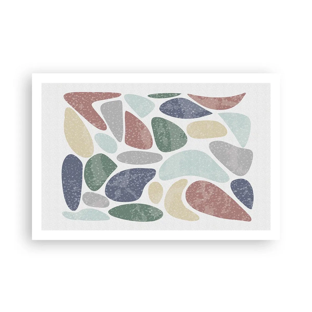 Affisch - Mosaik av pulveriserade färger - 91x61 cm