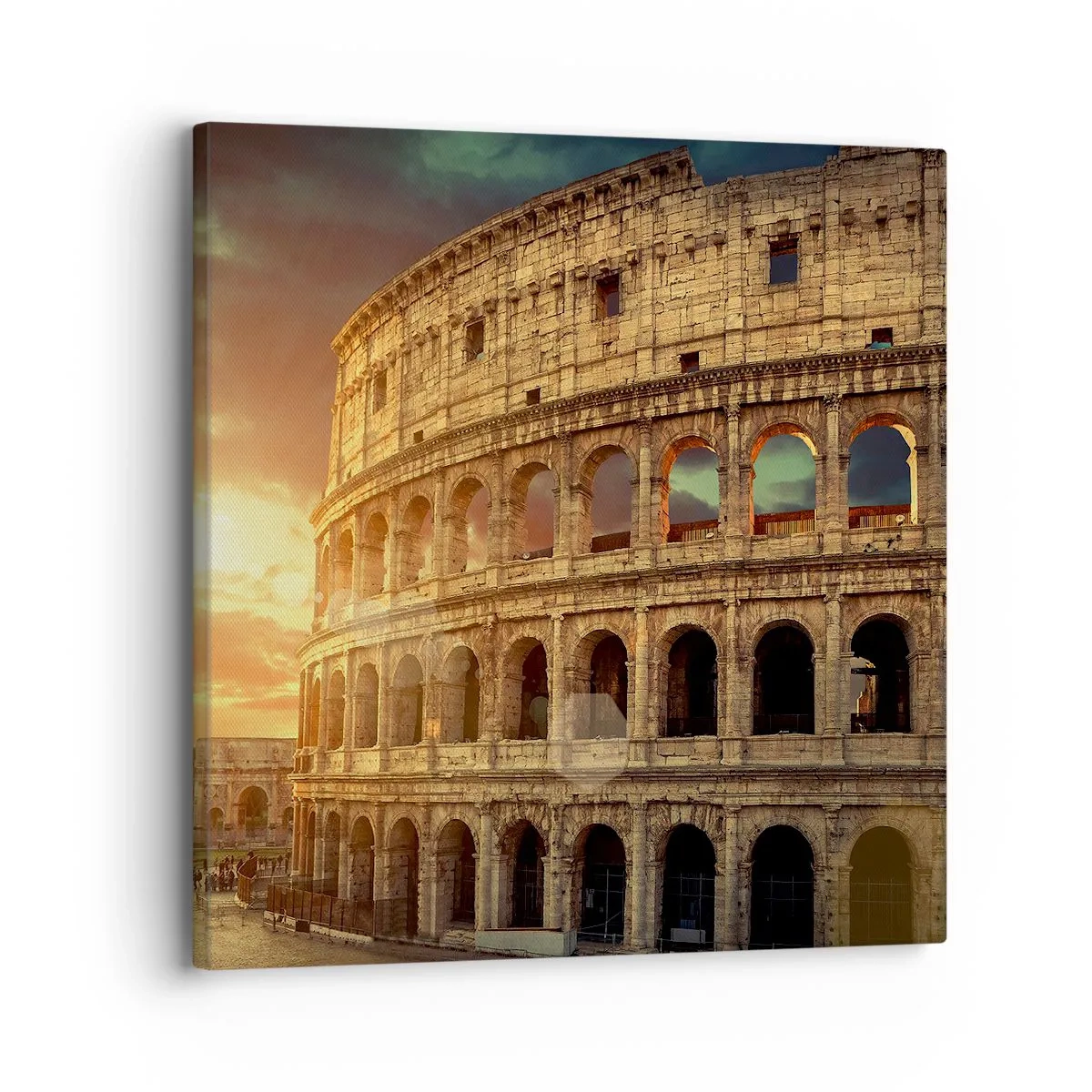 Canvastavla - Bild på duk - Kolossalt intryck - 30x30 cm