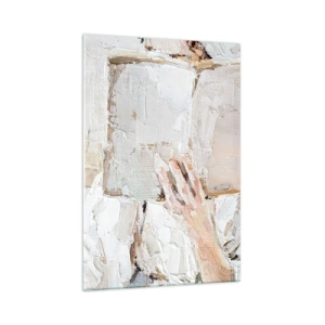 Glastavla - Bild på glas - I en annan värld - 70x100 cm