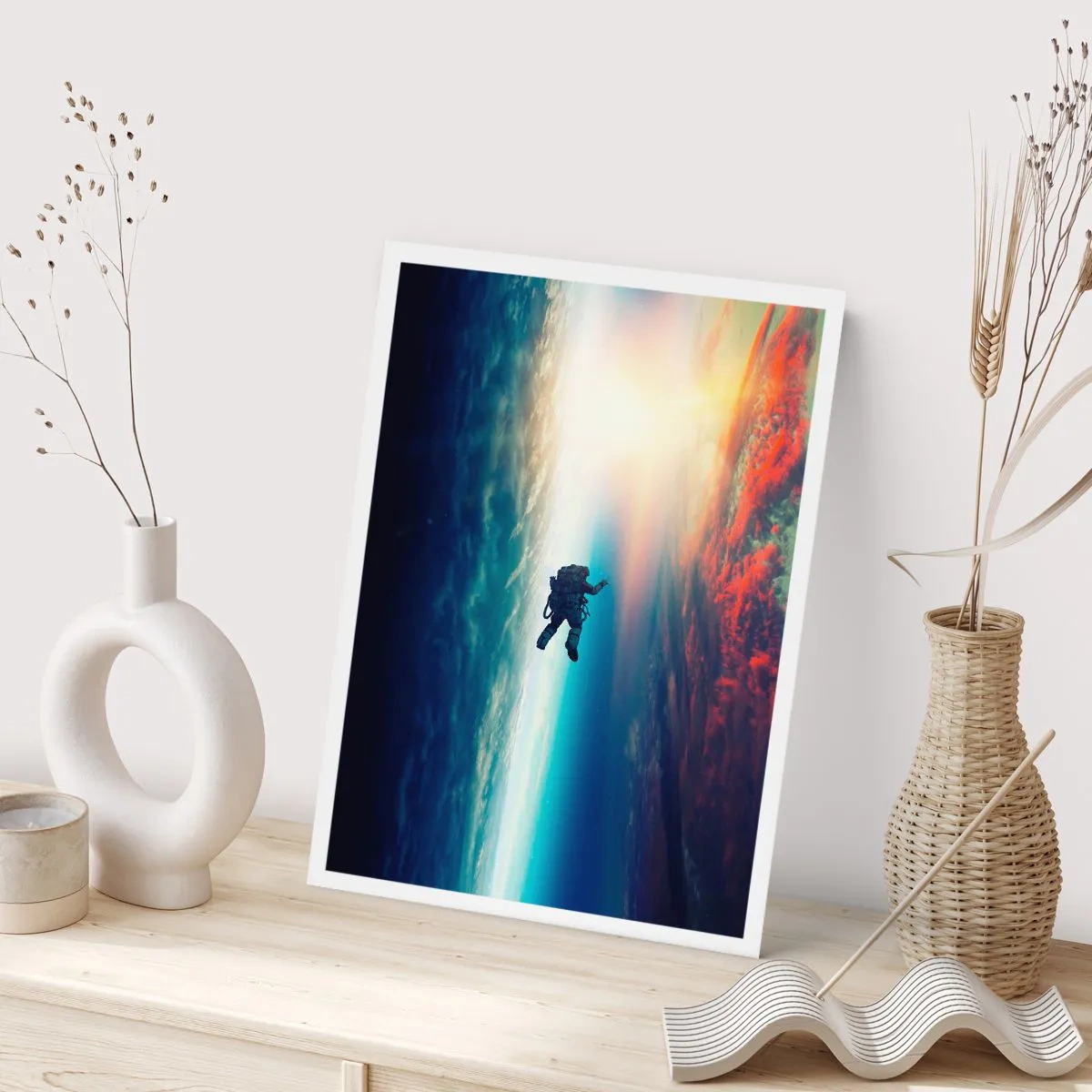Affisch - Stå emot universumet - 61x91 cm
