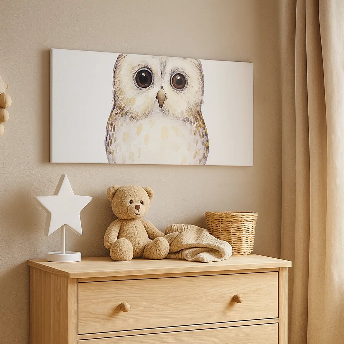 Canvastavla - Bild på duk - Titta i mina ögon - 30x30 cm