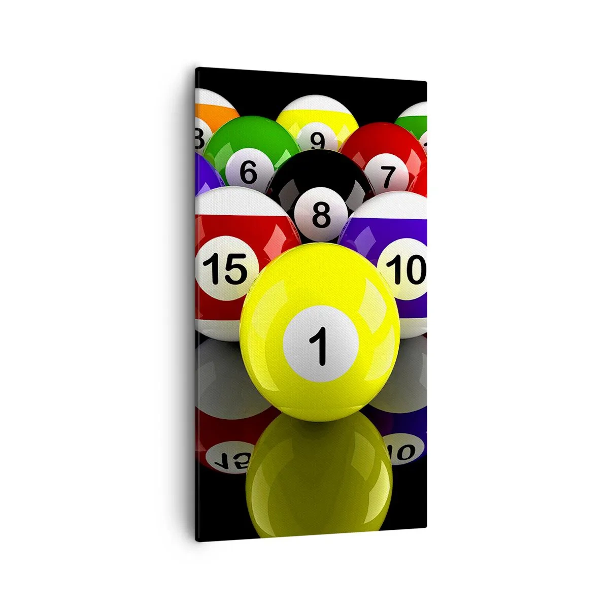 Canvastavla - Bild på duk - Olika spelfärger - 55x100 cm