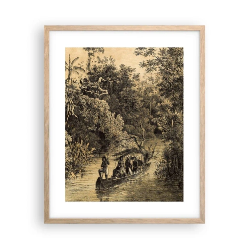 Affisch i ram av ljusek - Resa till källan - 40x50 cm