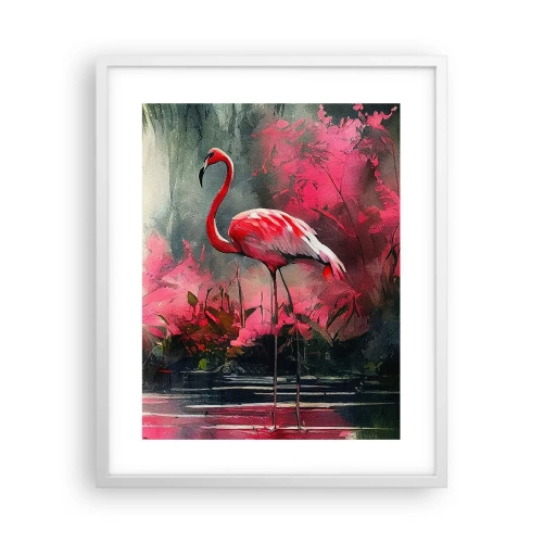Affisch i vit ram - En lektion i naturlig charm - 40x50 cm