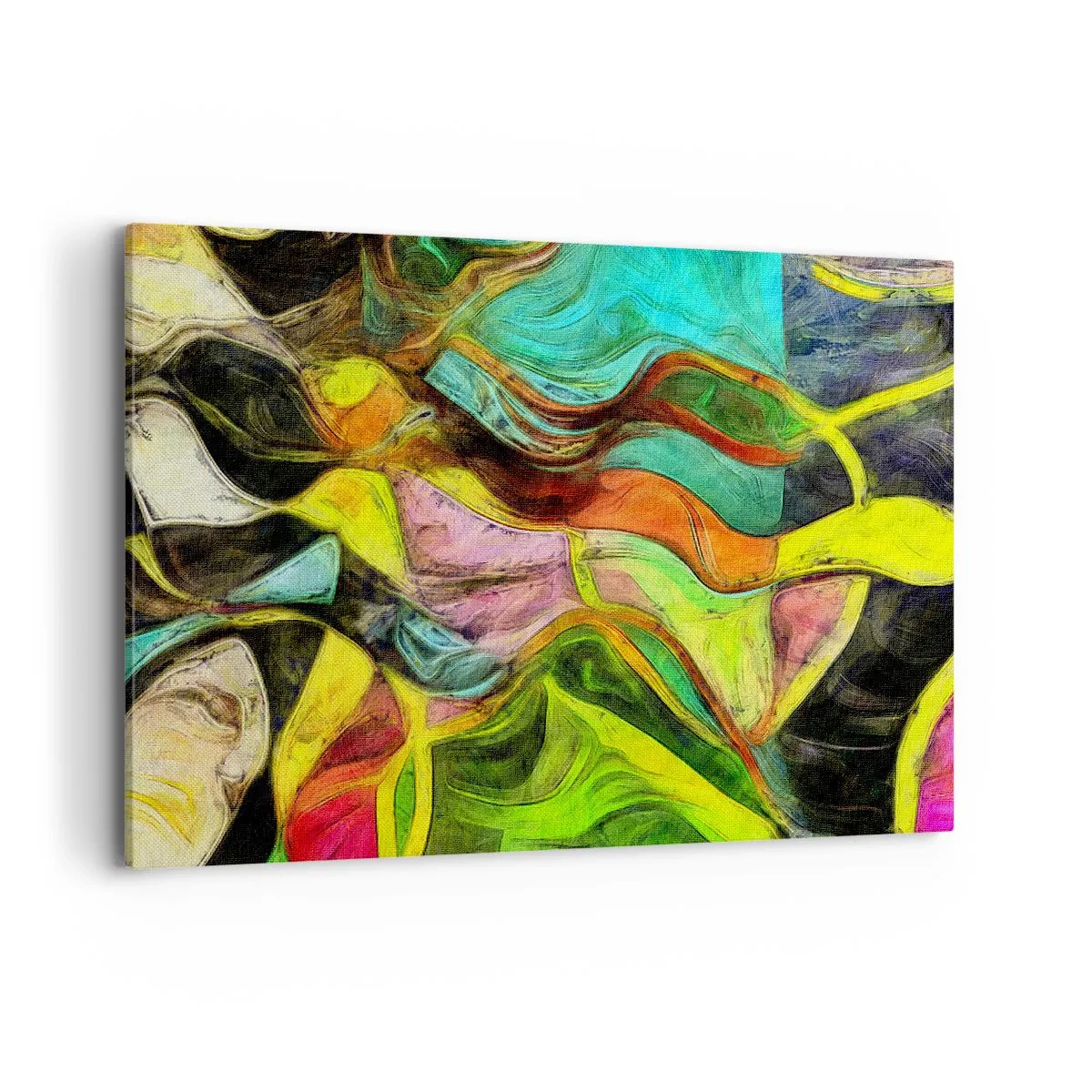 Canvastavla - Bild på duk - Rörelse är liv - 120x80 cm