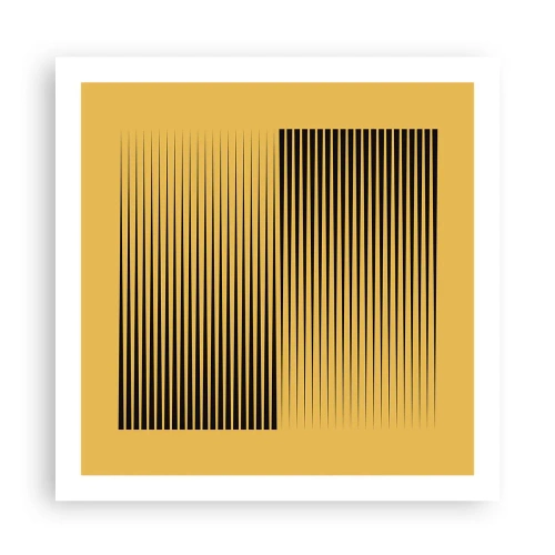 Affisch - Motsatsernas kvadrat - 60x60 cm