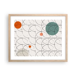 Affisch i ram av ljusek - I popkonstens anda - 50x40 cm