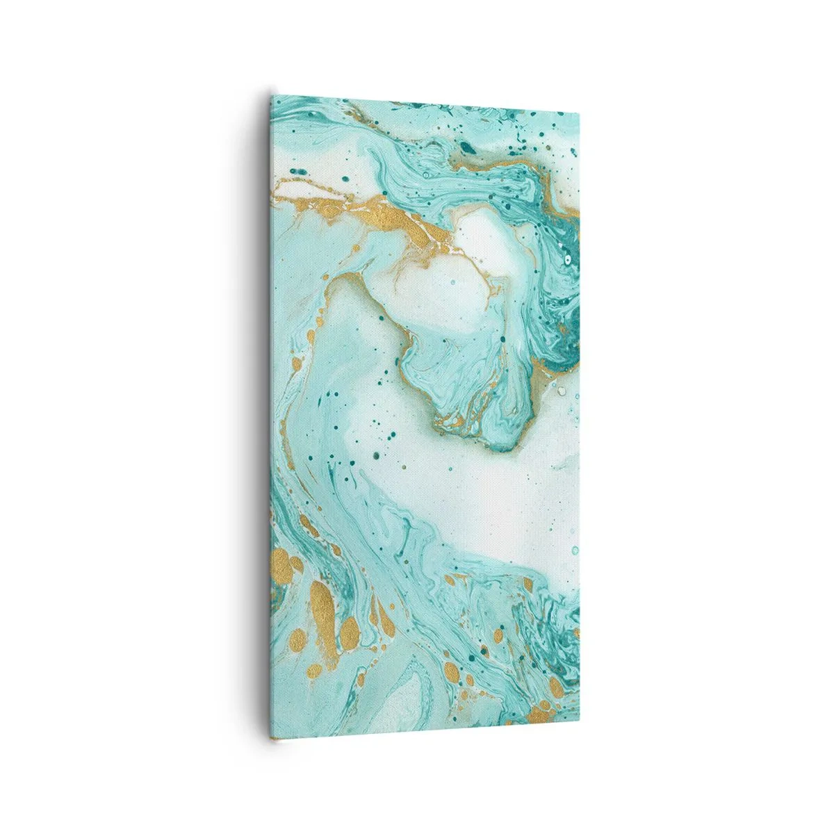 Canvastavla - Bild på duk - Under stora vågen från Edo-tiden - 65x120 cm