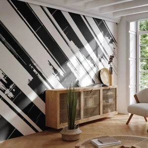 Fototapet Premium Canvas - Intensiv och dynamisk komposition - Vektor, Minimalism, Modern - 300x210 cm