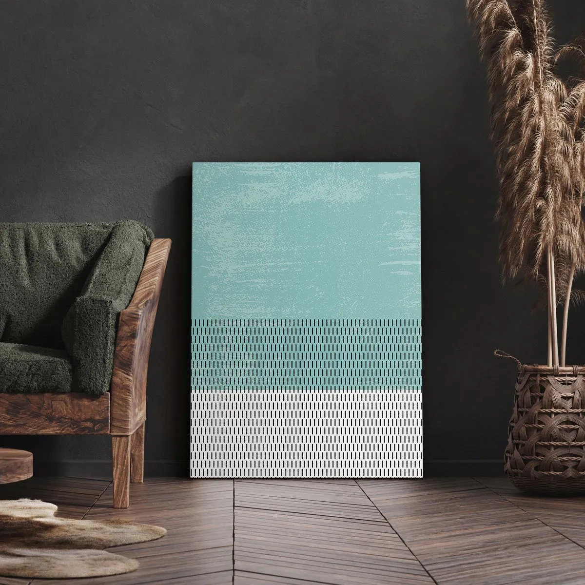 Canvastavla - Bild på duk - Balanserad komposition - 45x80 cm