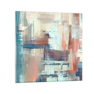 Glastavla - Bild på glas - Att nå ljuset - 30x30 cm