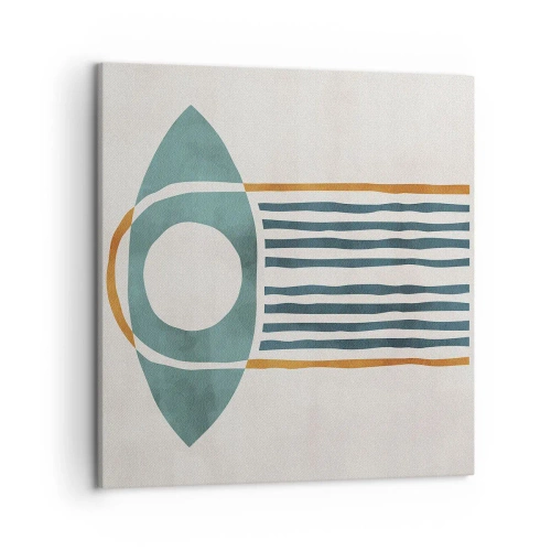 Canvastavla - Bild på duk - Tecken och ritualer - 50x50 cm