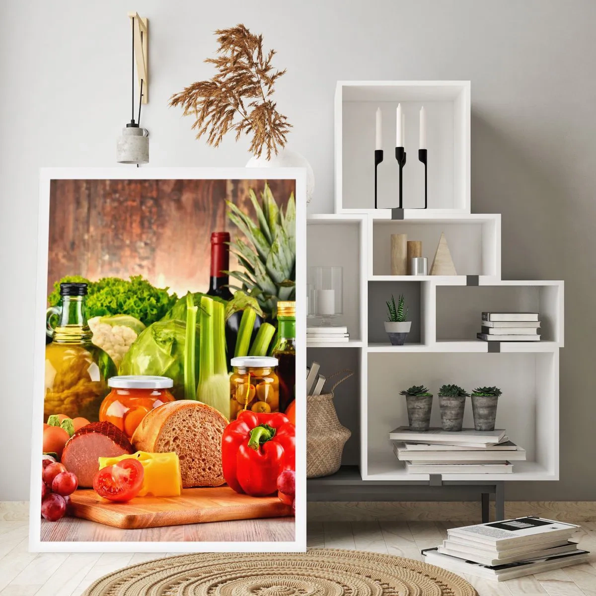 Affisch - Rökt, ugnstekt, marinerad - 40x50 cm