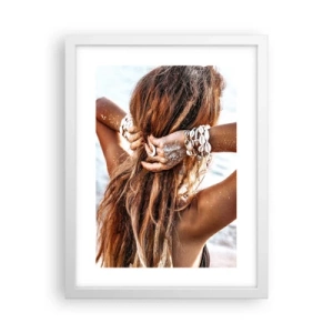 Affisch i vit ram - Vattnets och solens syster - 30x40 cm