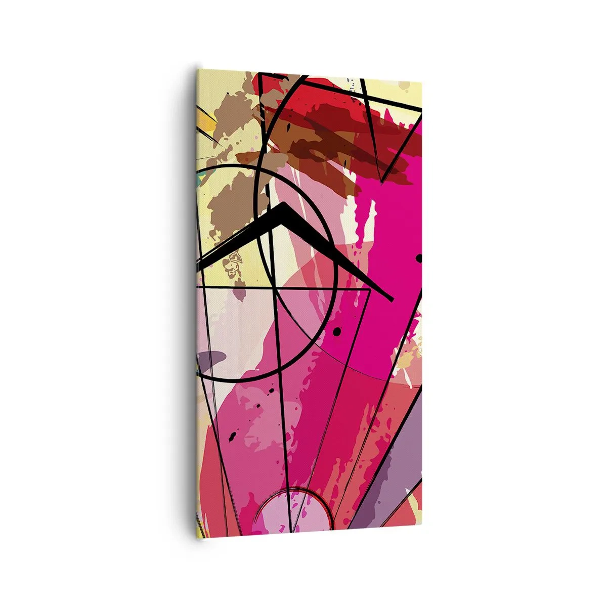 Canvastavla - Bild på duk - Explosion  - 65x120 cm