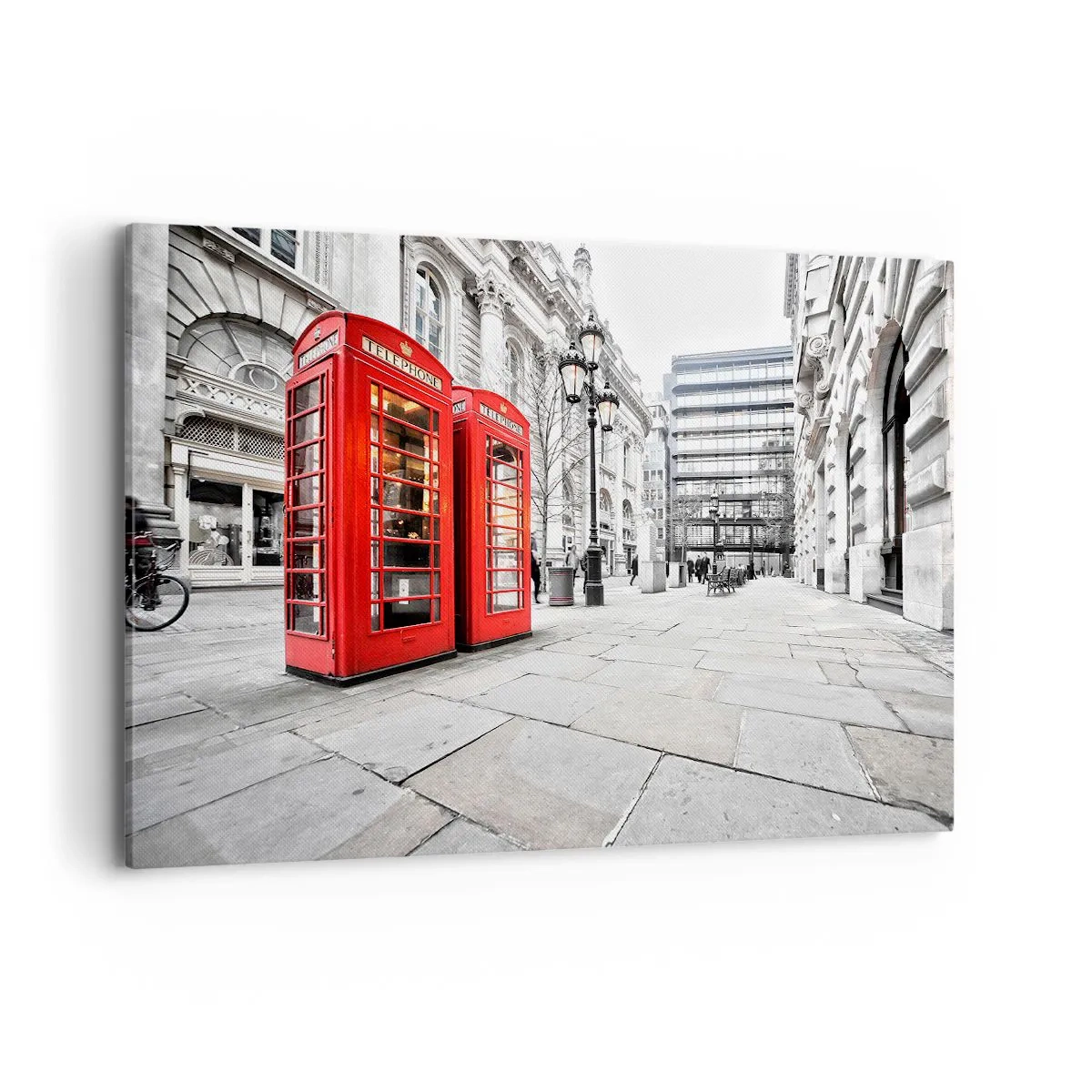 Canvastavla - Bild på duk - Welcome to London - 120x80 cm