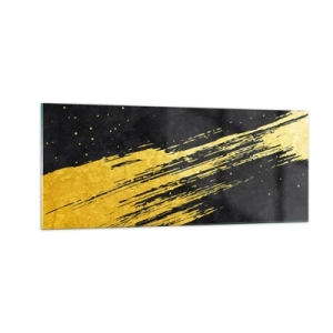 Glastavla - Bild på glas - Hoppa in i hyperrymden - 100x40 cm