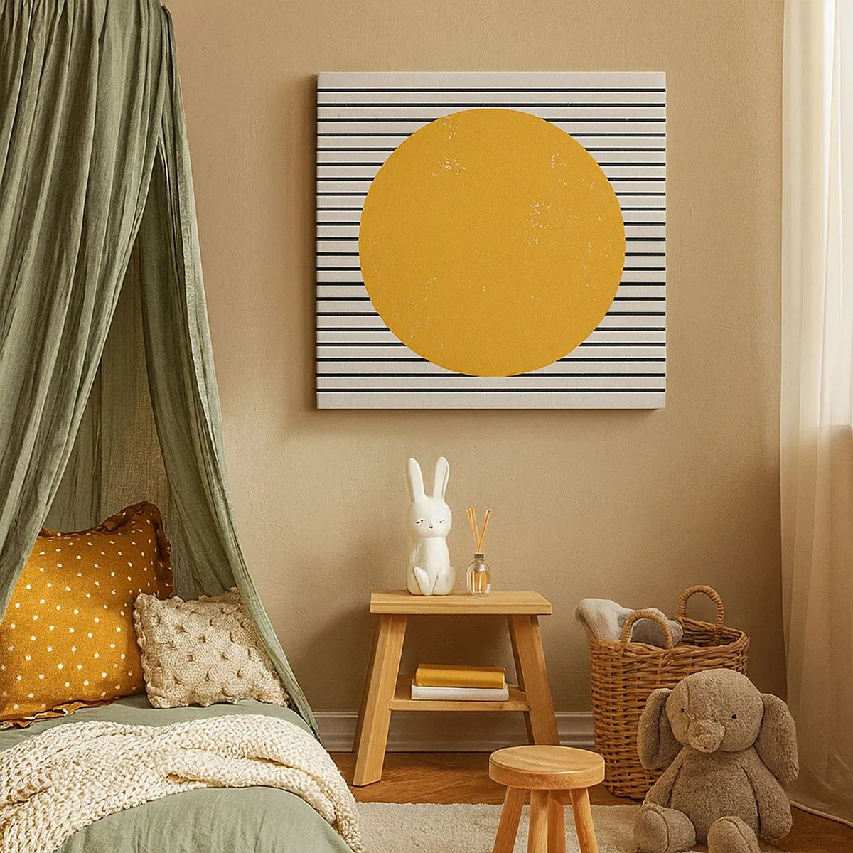 Canvastavla - Bild på duk - Enkelhetens kraft - 30x30 cm