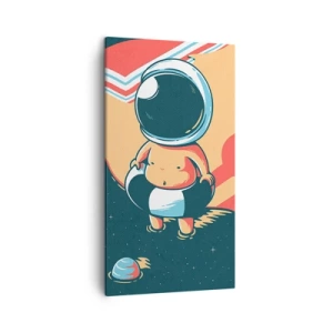 Canvastavla - Bild på duk - Ur ett annat perspektiv - 45x80 cm