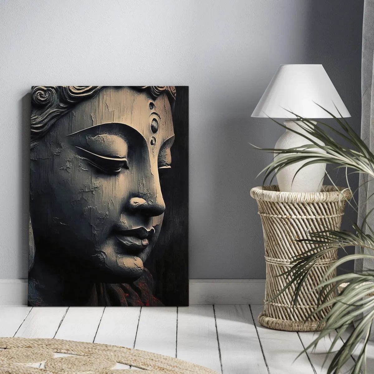 Canvastavla - Bild på duk - I samklang med världen - 70x100 cm