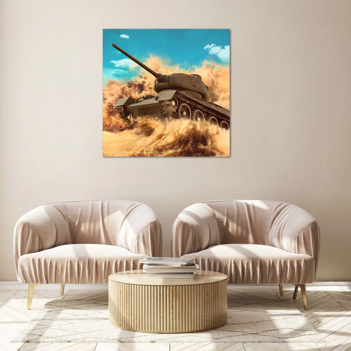 Glastavla - Bild på glas - Oslagbar - 70x70 cm