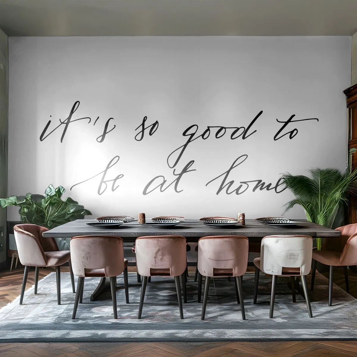 Fototapet Premium Canvas - Hela sanningen - Typografi, Bekräftelse, Maxim - 350x256 cm